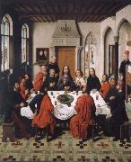 Dieric Bouts Installation of the hl.  Communion Spain oil painting artist